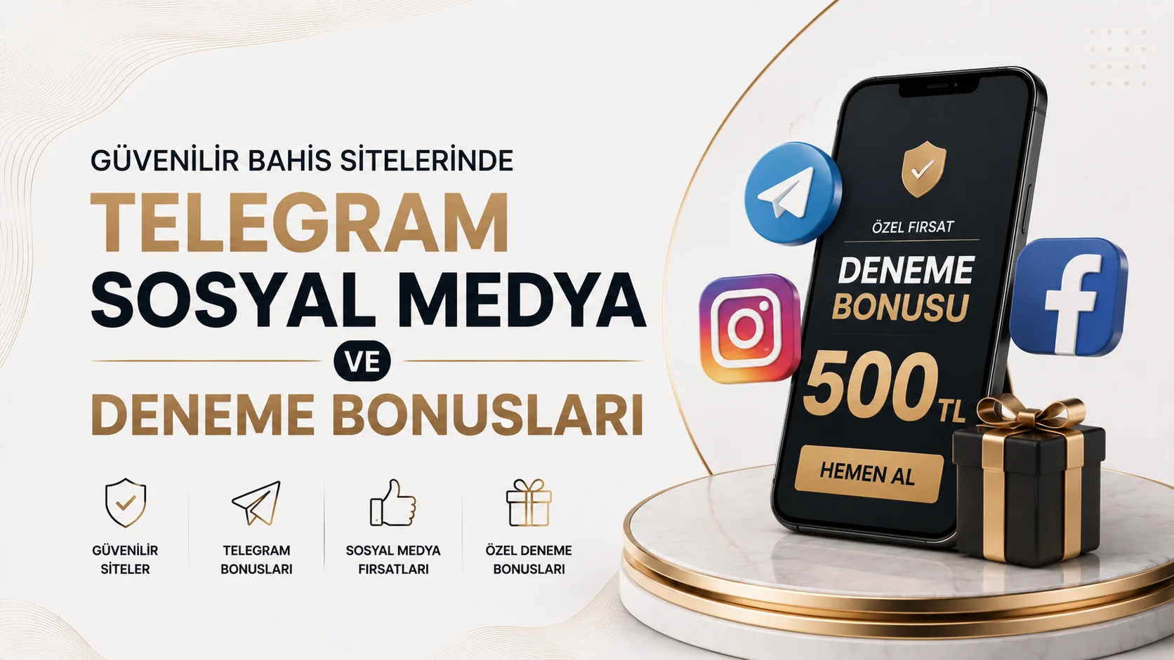 Güvenilir Bahis Sitelerinde Telegram ve Sosyal Medya Deneme Bonusları