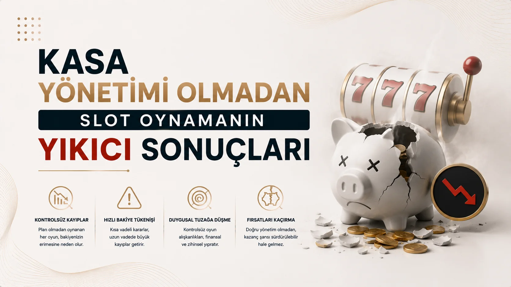 Kasa Yönetimi Olmadan Slot Oynamanın Yıkıcı Sonuçları