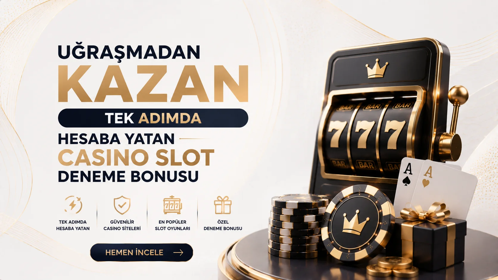 Uğraşmadan Kazan Tek Adımda Hesaba Yatan Casino Slot Deneme Bonusu